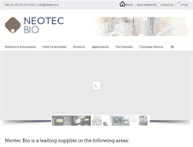 Tablet Screenshot of neotec.co.il