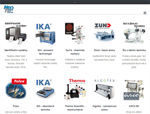 Tablet Screenshot of neotec.cz