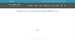 Desktop Screenshot of neotec.sk