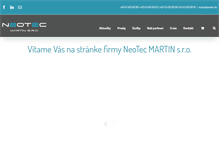Tablet Screenshot of neotec.sk